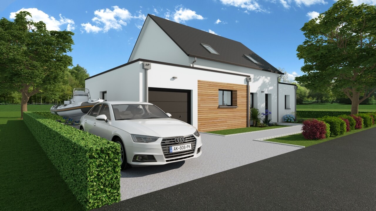 Villa contemporaine 109 m² avec garage